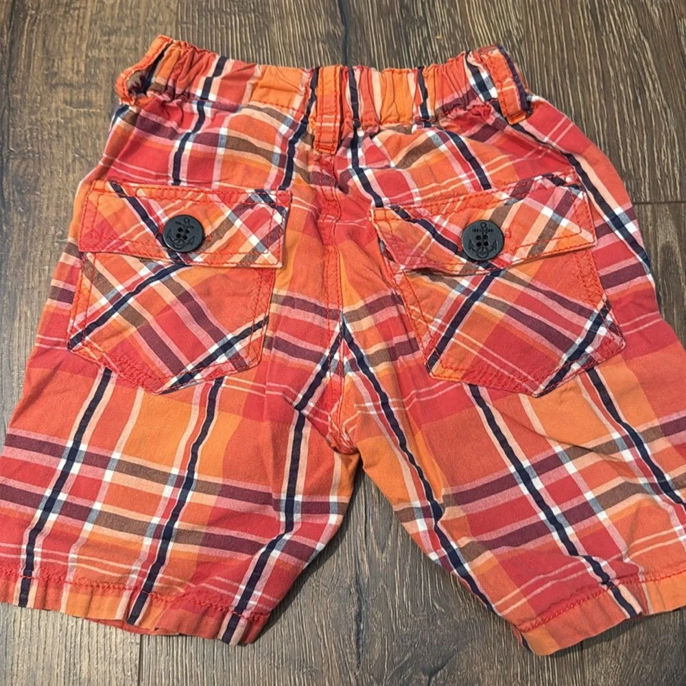 Bit’z‎ kid boutique Japanese brand cotton plaid shorts 2T